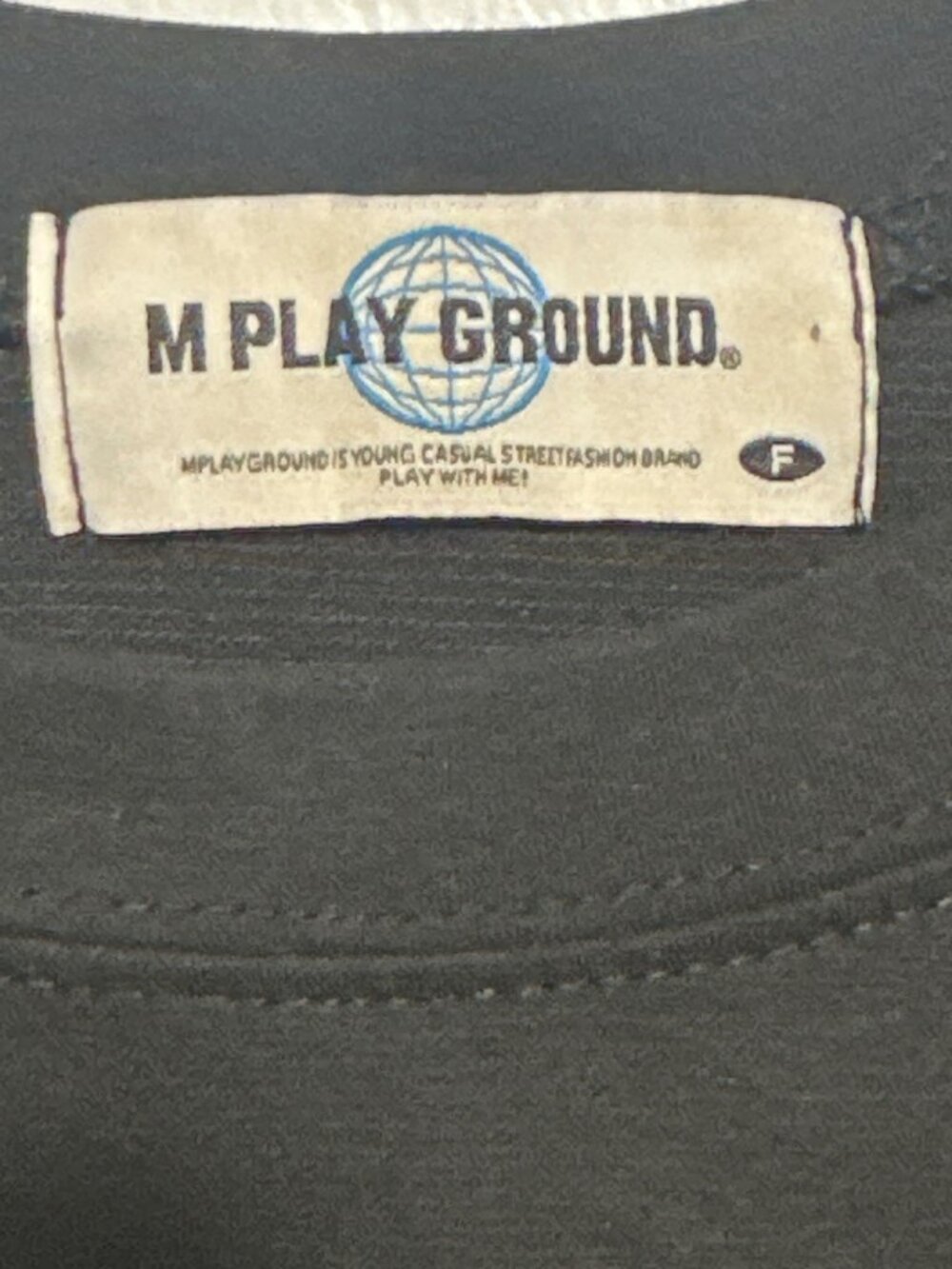 M Play Ground Nerd Look Graphic T-Shirt Black Oversized Fit Polyester & Cotton B - Picture 3 of 8